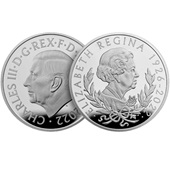 Silber Her Majesty Queen Elizabeth II 1 oz PP - The Royal Mint