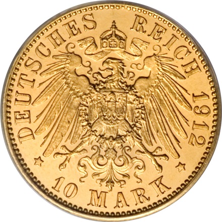 10 Mark Reichsgoldmünze - diverse Jahrgänge