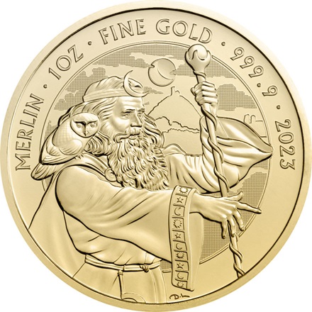 Gold Myths and Legends 1 oz - Merlin 2023