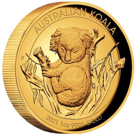 Gold Koala 1 oz PP - High Relief 2021