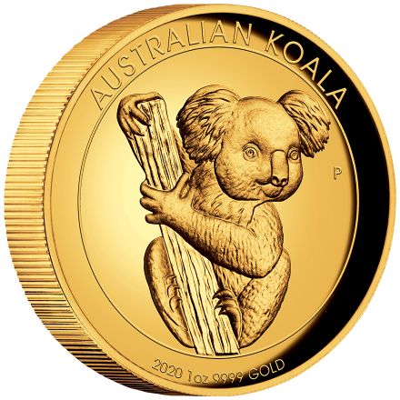 Gold Koala 1 oz PP - High Relief 2020