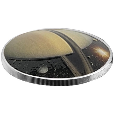 Silber 1 oz "Sonnensystem" 7. - Saturn PP - gewölbte Prägung 2022