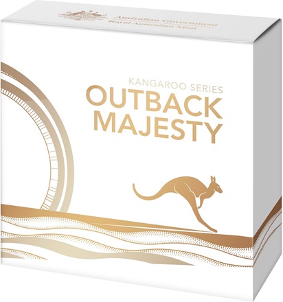 Silber Känguru - Outback Majesty - 1 oz PP - RAM 2021 (regelbesteuert)