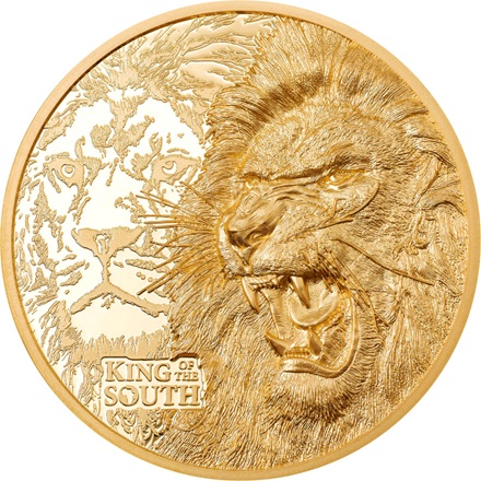 Gold Münzsatz 2 x 1/4 oz King of the North & South PP - Ultra High Relief