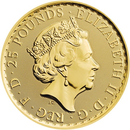 Gold Britannia 1/4 oz (24 Karat) - diverse Jahrgänge