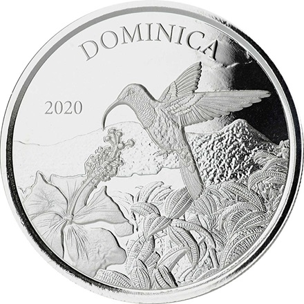 Silber Dominica Hummingbird 1 oz - Kolibri 2020